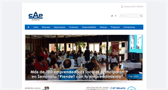 Desktop Screenshot of capmineria.cl